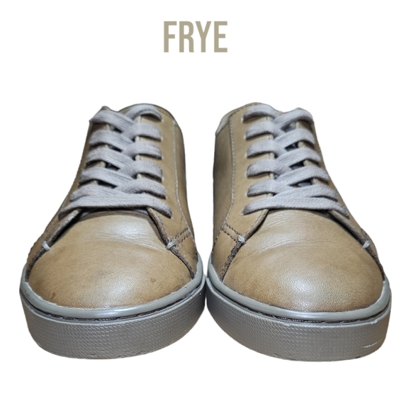 Frye Gemma Low Lace Leather Sneaker - Picture 5 of 10